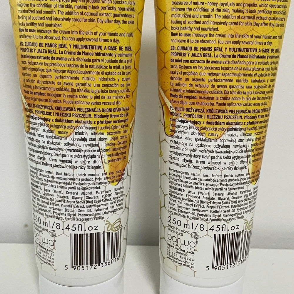 Honey & Oats Moisturizing Hand Cream - Yellow